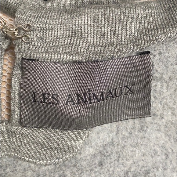 Les Animaux sweater open shoulder front embroidery - Picture 9 of 12